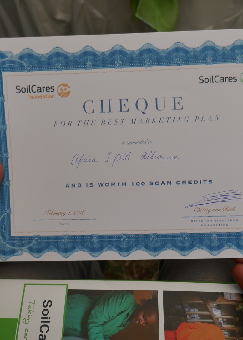 Africa IPM Alliance wins SoilCares competition for best marketing strategy